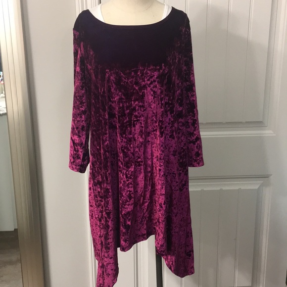 Lbisse Tops - PRETTY IN PURPLE 💜 VELOUR TUNIC